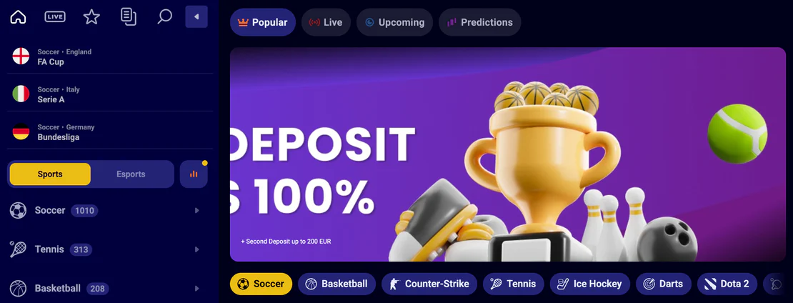 BlitzBet sports betting and online sportsbook markets